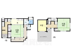 ベイヤ甲陽園【1階】の間取り