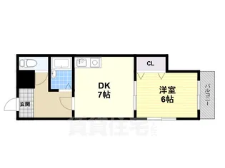 奈良県橿原市醍醐町【マンション】の間取り