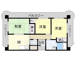 メゾンプレミール【3階】の間取り