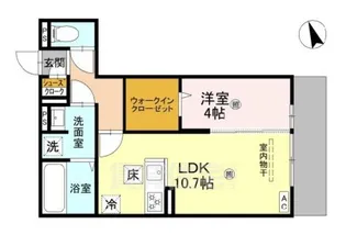 GRAMM佐野屋敷【1階】の間取り