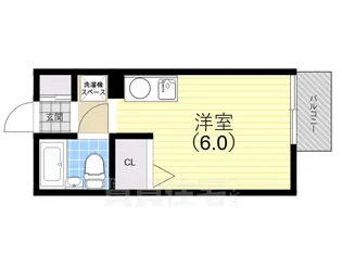 ジェネシス板宿【1階】の間取り