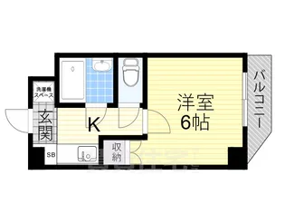 ルミエールS【4階】の間取り