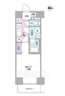 ディア西宮ステーションフロント【8階】の間取り