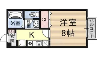 エストヴィラージュⅡ【2階】の間取り