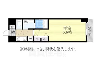 S-RESIDENCE今池arcana【6階】の間取り