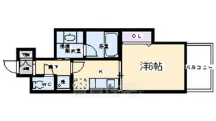 ブローニュ姉小路【2階】の間取り