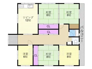 大阪府大阪市淀川区三津屋中2丁目【マンション】の間取り