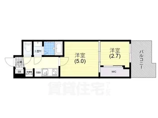 セレニテ兵庫エクラ【5階】の間取り