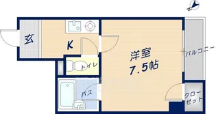 後光ビル春宮【6階】の間取り