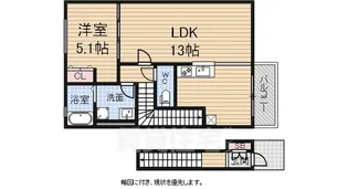 デュラ・カーサいしばしⅠ【2階】の間取り