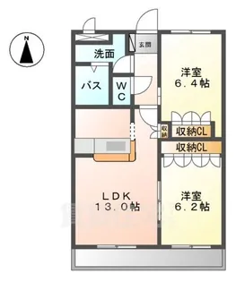 エクセルハイム・N【3階】の間取り