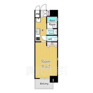 セレニティー名駅【5階】の間取り