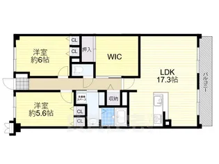 ルモン奈良大森【4階】の間取り