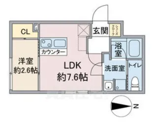 Celenest浄心【3階】の間取り
