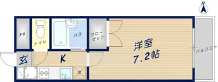 1Kの間取り画像