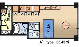 メゾン淀川【10階】の間取り