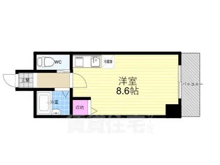 イクスピリオド京都河原町【4階】の間取り