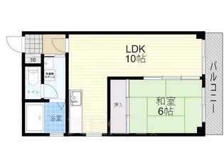 シャトー中尾【3階】の間取り