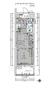 ベラジオ ワールドアイ 京都円町【1階】の間取り