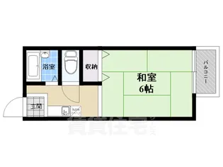 1Kの間取り画像