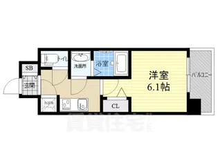 レジュールアッシュアーバンゲート【7階】の間取り