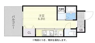 エンクレスト天神GLEE【14階】の間取り