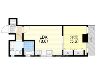 グランドシャトー板宿2【2階】の間取り