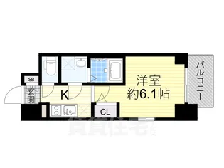 エスリード ザ・グラン大阪ノース【2階】の間取り