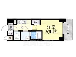 エスリード ザ・グラン大阪ノース【2階】の間取り