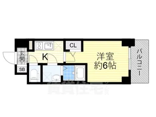 エスリード ザ・グラン大阪ノース【9階】の間取り