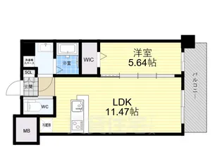 プレジオさくら夙川【2階】の間取り