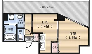 ハーモニアス西大路【7階】の間取り