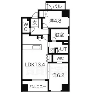 BRANZ京都烏丸御池【6階】の間取り