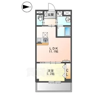 メゾン・ド・アンジュ【1階】の間取り