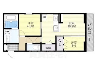 BRANSIA瀬田【2階】の間取り