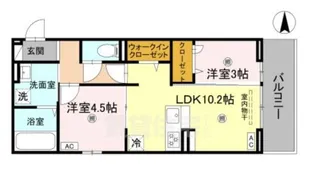 滋賀県大津市瀬田2丁目【アパート】の間取り