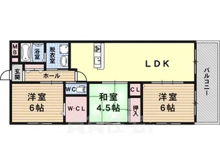 コートレジデンス【2階】の間取り