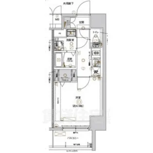 CREST TAPP黒川【4階】の間取り