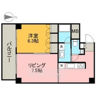 TACHIBANA BOX24【6階】の間取り