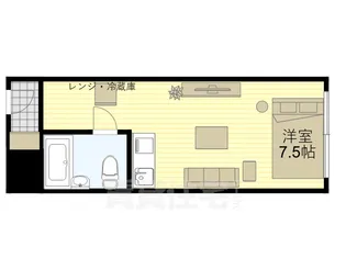 ハマハイツ【402号室】の間取り