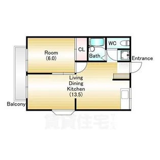 奈良県奈良市平松2丁目【アパート】の間取り