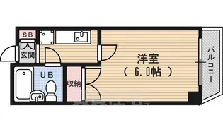 メゾンエスポート【4階】の間取り