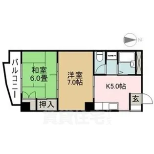 クリーンあらたま【4階】の間取り