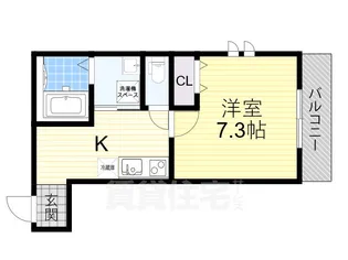 大阪府堺市北区黒土町【アパート】の間取り