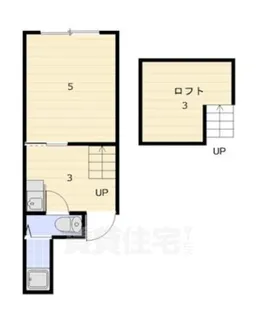 アスターナ京の袋小路長屋【1階】の間取り