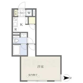 COZY茶屋ヶ坂【1階】の間取り