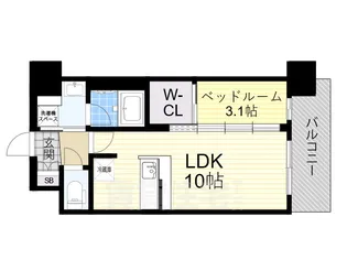 コンフォリア・リヴ新大阪西宮原ソルテラス【11階】の間取り