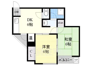 稲本ビル【5階】の間取り