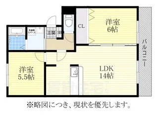 グリーンハイツ石薬師【1階】の間取り
