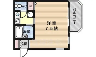 大阪府大阪市淀川区十三元今里2丁目【マンション】の間取り